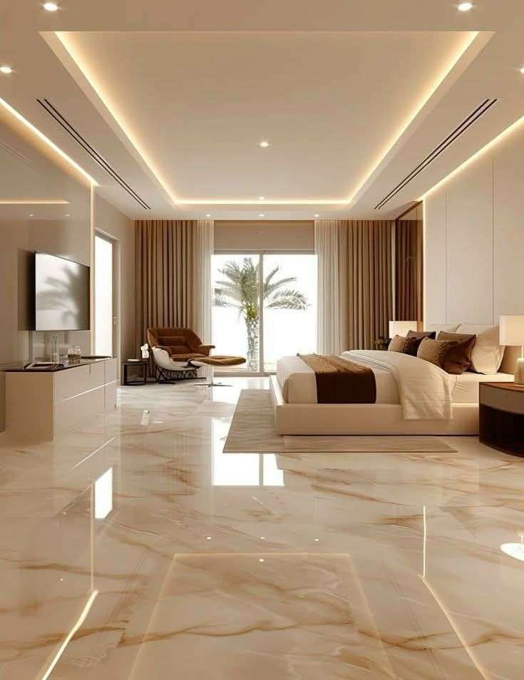 Gạch lát nền màu vàng vân mây đẹp