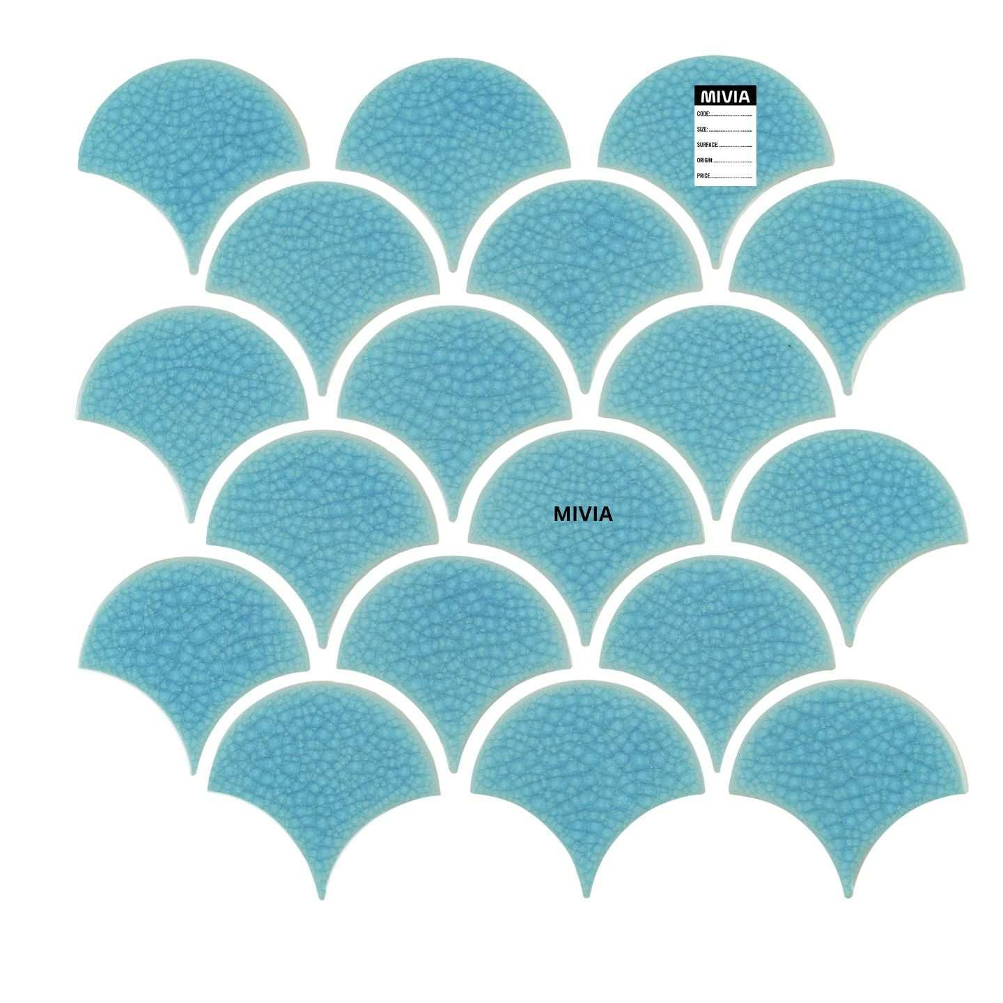 gạch mosaic vảy cá MI90016XFB