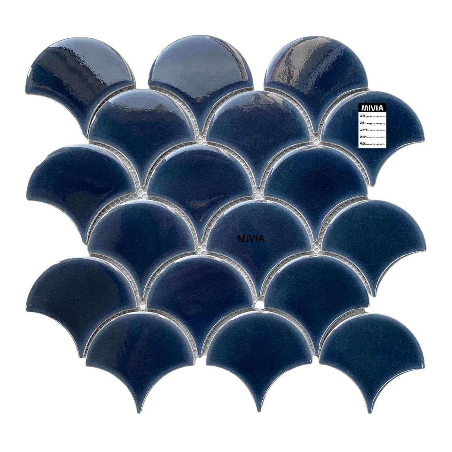 gạch mosaic vảy cá MI90027FA